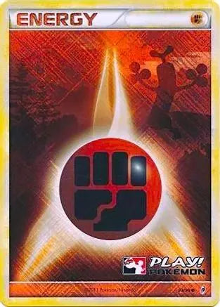 Fighting Energy (93/95) (Play Pokemon Promo) [HeartGold & SoulSilver: Call of Legends] Pokémon