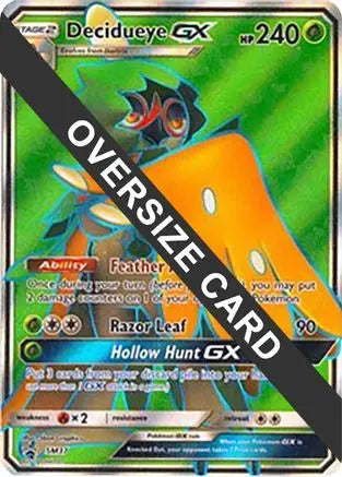 Decidueye GX (SM37) (Jumbo Card) [Sun & Moon: Black Star Promos] Pokémon