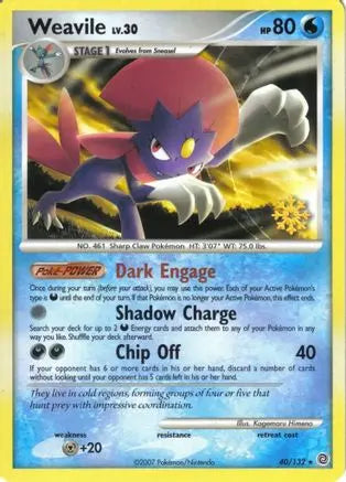 Weavile (40/132) [Countdown Calendar Promos] Pokémon
