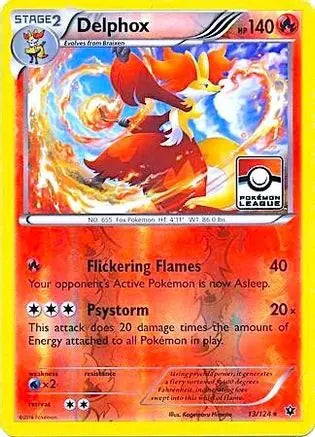 Delphox (13/124) (League Promo) [XY: Fates Collide] Pokémon