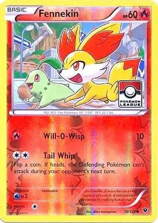 Fennekin (10/124) (League Promo) [XY: Fates Collide] Pokémon