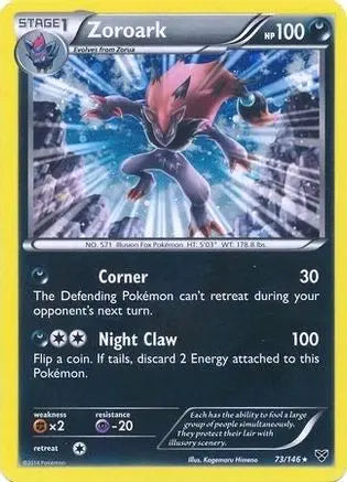 Zoroark (73/146) (Cosmos Holo) (Blister Exclusive) [XY: Base Set] Pokémon