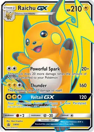 Raichu GX (SM90) [Sun & Moon: Black Star Promos] Pokémon