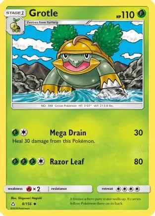 Grotle (8/156) [Sun & Moon: Ultra Prism] Pokémon