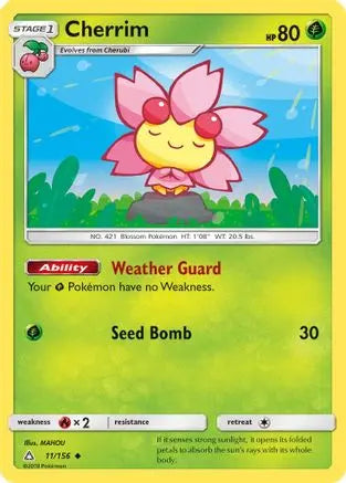Cherrim (11/156) [Sun & Moon: Ultra Prism] Pokémon