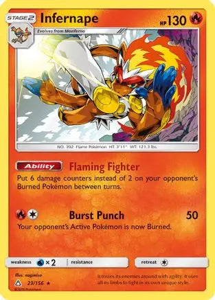 Infernape (23/156) [Sun & Moon: Ultra Prism] Pokémon