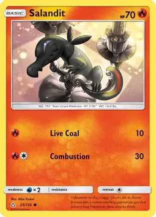Salandit (25/156) [Sun & Moon: Ultra Prism] Pokémon