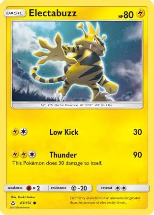 Electabuzz (43/156) [Sun & Moon: Ultra Prism] Pokémon