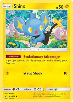 Shinx (45/156) [Sun & Moon: Ultra Prism] Pokémon
