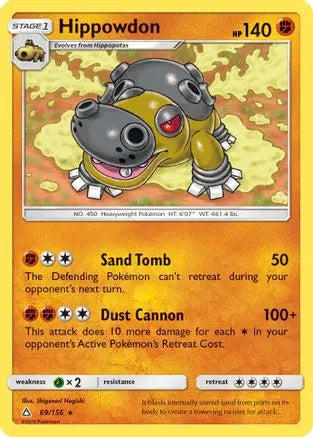 Hippowdon (69/156) [Sun & Moon: Ultra Prism] Pokémon
