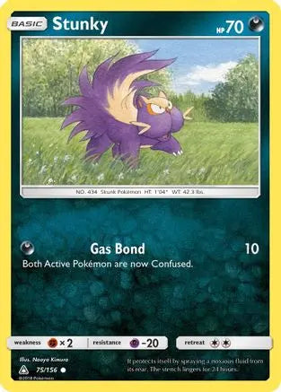 Stunky (75/156) [Sun & Moon: Ultra Prism] Pokémon
