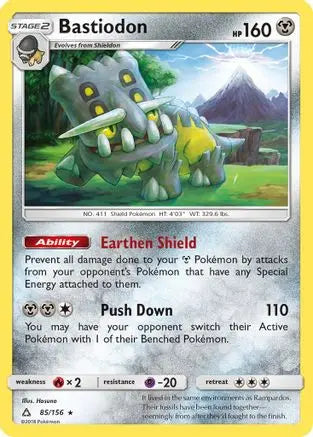 Bastiodon (85/156) [Sun & Moon: Ultra Prism] Pokémon