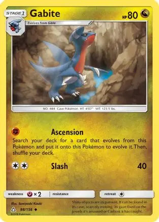 Gabite (98/156) [Sun & Moon: Ultra Prism] Pokémon