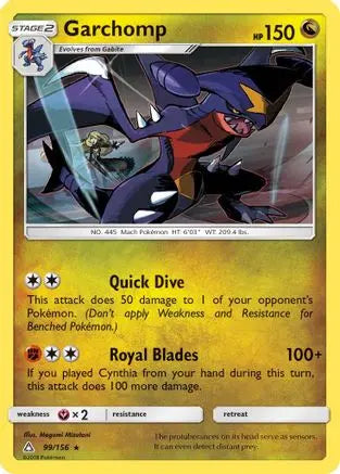 Garchomp (99/156) [Sun & Moon: Ultra Prism] Pokémon