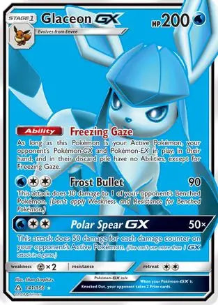 Glaceon GX (141/156) [Sun & Moon: Ultra Prism] Pokémon