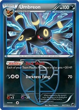 Umbreon (64/116) (Moltres Legendary Battle Deck) (Theme Deck Exclusive) [Black & White: Plasma Freeze] Pokémon