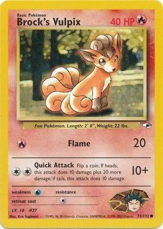 Brock's Vulpix (73/132) [Gym Heroes Unlimited] Pokémon