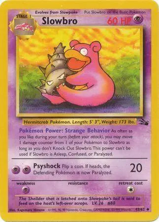 Slowbro (43/62) [Fossil Unlimited] Pokémon