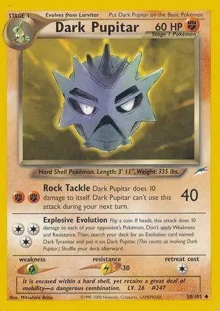 Dark Pupitar (38/105) [Neo Destiny Unlimited] Pokémon