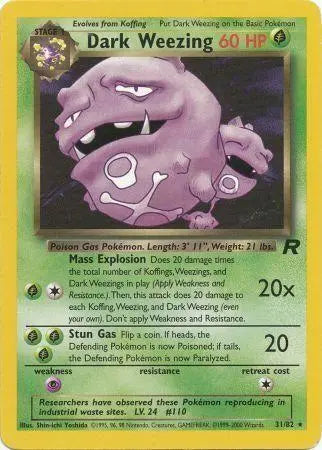Dark Weezing (31/82) [Team Rocket Unlimited] Pokémon