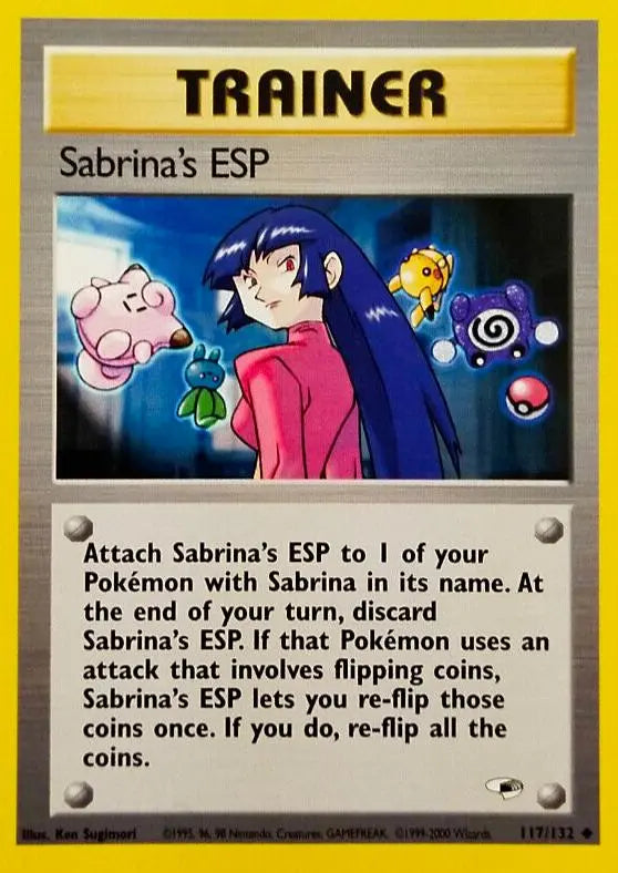 Sabrina's ESP (117/132) [Gym Heroes Unlimited] Pokémon