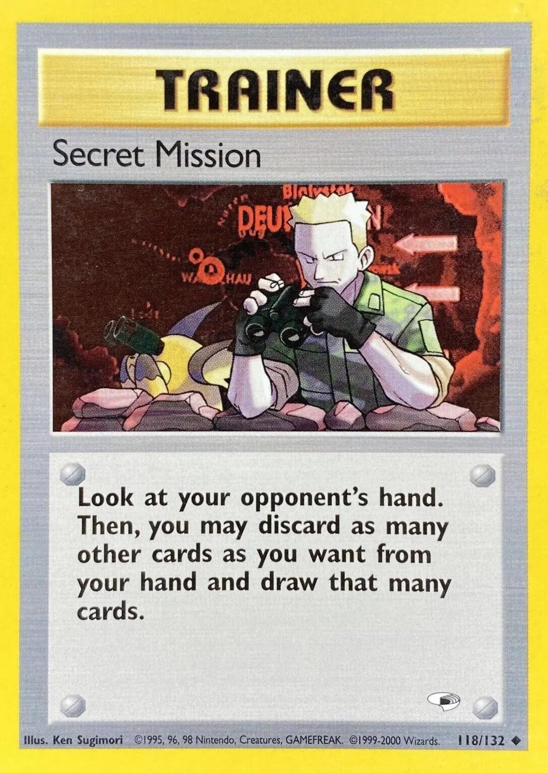 Secret Mission (118/132) [Gym Heroes Unlimited] Pokémon