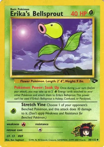 Erika's Bellsprout (38/132) [Gym Challenge Unlimited] Pokémon
