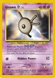 Unown [K] (58/64) [Neo Revelation Unlimited] Pokémon