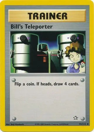 Bill's Teleporter (91/111) [Neo Genesis Unlimited] Pokémon