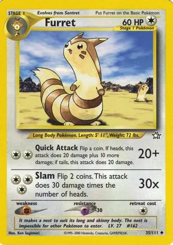 Furret (35/111) [Neo Genesis Unlimited] Pokémon