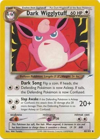 Dark Wigglytuff (40/105) [Neo Destiny Unlimited] Pokémon