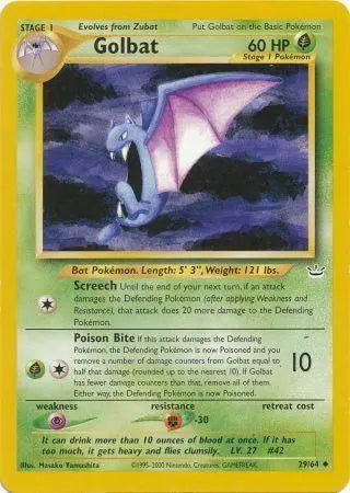 Golbat (29/64) [Neo Revelation Unlimited] Pokémon