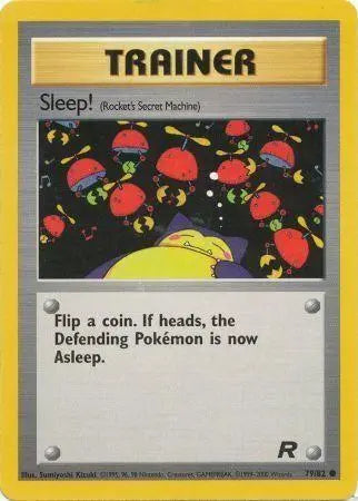 Sleep! (79/82) [Team Rocket Unlimited] Pokémon