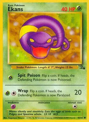 Ekans (46/62) [Fossil Unlimited] Pokémon