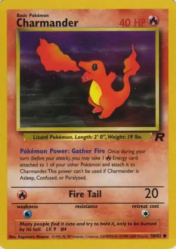 Charmander (50/82) [Team Rocket Unlimited] Pokémon