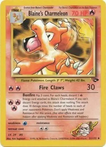 Blaine's Charmeleon (31/132) [Gym Challenge Unlimited] Pokémon