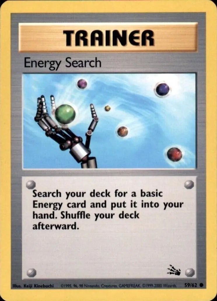 Energy Search (59/62) [Fossil Unlimited] Pokémon