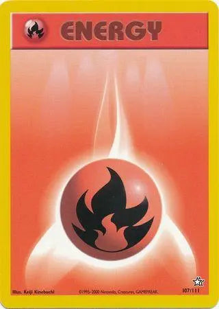 Fire Energy (107/111) [Neo Genesis Unlimited] Pokémon
