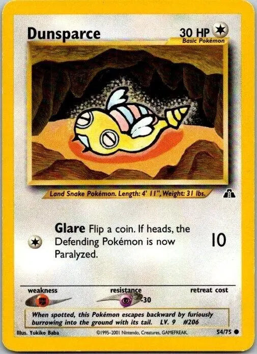 Dunsparce (54/75) [Neo Discovery Unlimited] Pokémon