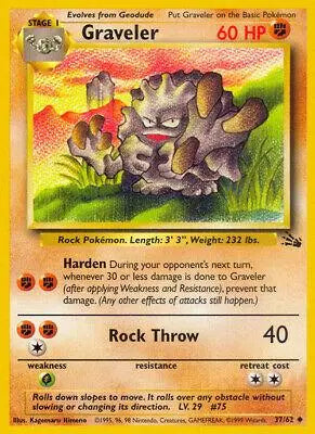 Graveler (37/62) [Fossil Unlimited] Pokémon