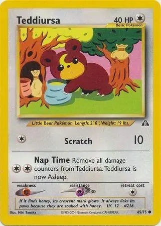 Teddiursa (65/75) [Neo Discovery Unlimited] Pokémon