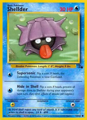 Shellder (54/62) [Fossil Unlimited] Pokémon