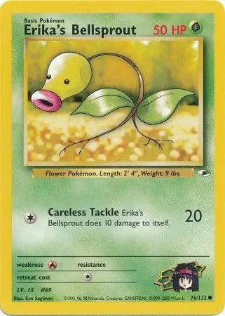 Erika's Bellsprout (76/132) [Gym Heroes Unlimited] Pokémon