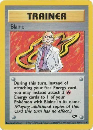 Blaine (100/132) [Gym Challenge Unlimited] Pokémon