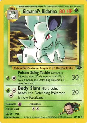 Giovanni's Nidorina (44/132) [Gym Challenge Unlimited] Pokémon