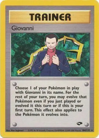 Giovanni (104/132) [Gym Challenge Unlimited] Pokémon
