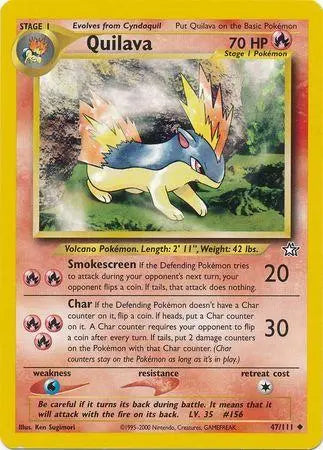 Quilava (47/111) [Neo Genesis Unlimited] Pokémon