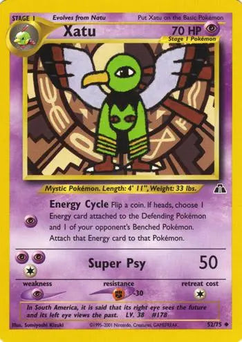 Xatu (52/75) [Neo Discovery Unlimited] Pokémon