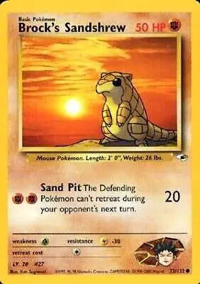 Brock's Sandshrew (72/132) [Gym Heroes Unlimited] Pokémon