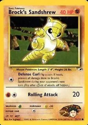 Brock's Sandshrew (71/132) [Gym Heroes Unlimited] Pokémon